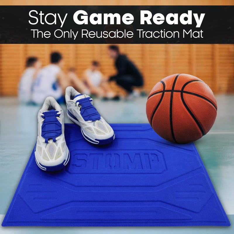 STOMP Store Athletics: Reusable Large Traction Mat for Volleyball & Basketball Shoes - Alternative for Basketball Sticky Mats for Shoes - Durable & Non-Slip Shoe Cleaning Pad - 24"x19" - Image 5